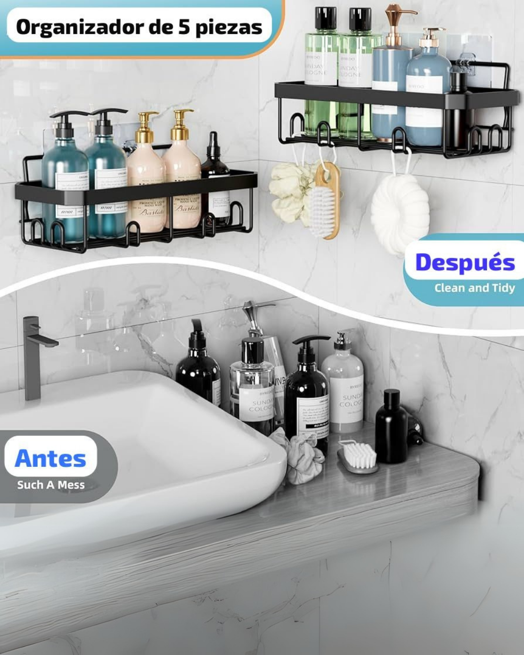 Organizador de 5 piezas