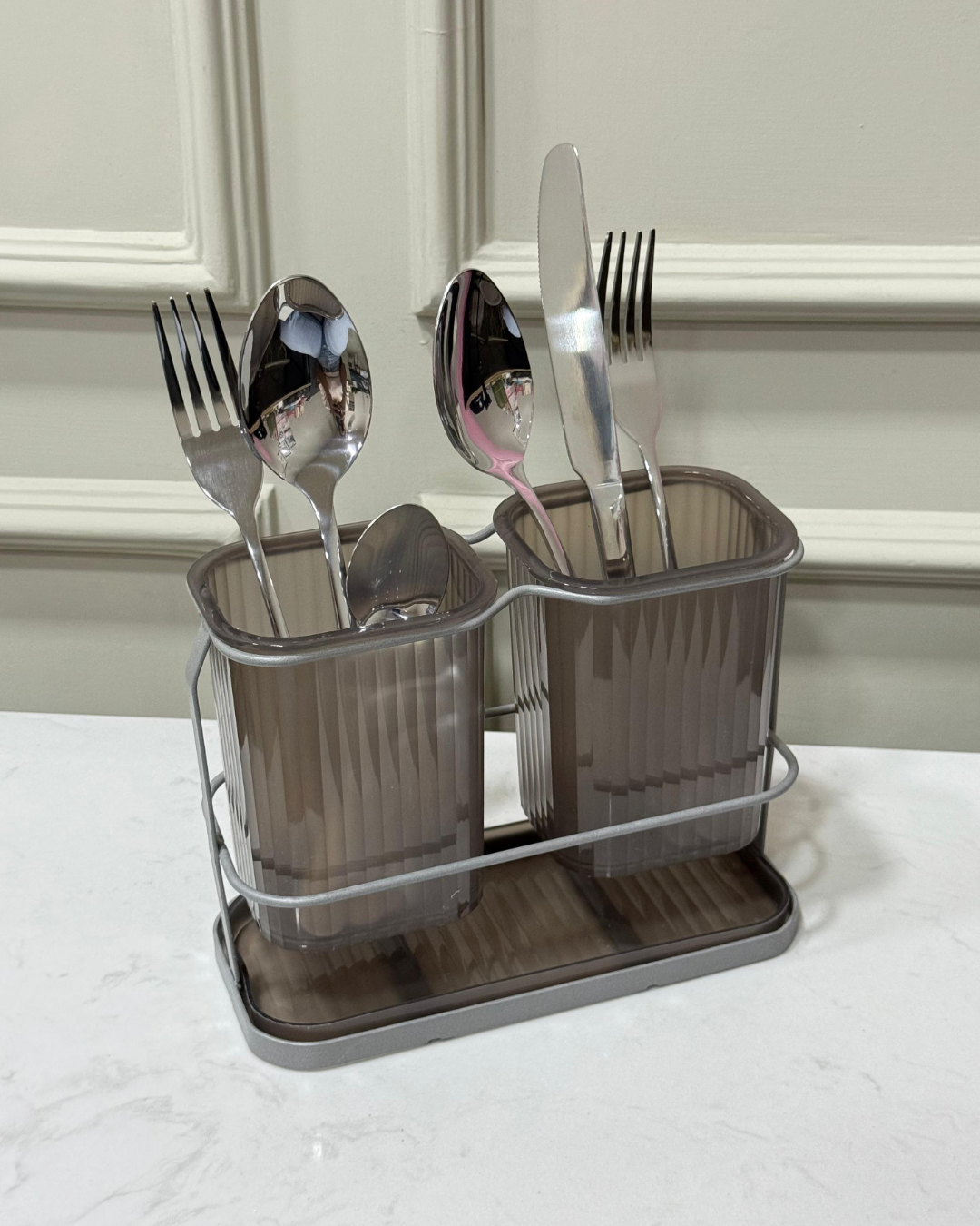 Organizador y escurridor de Utensilios