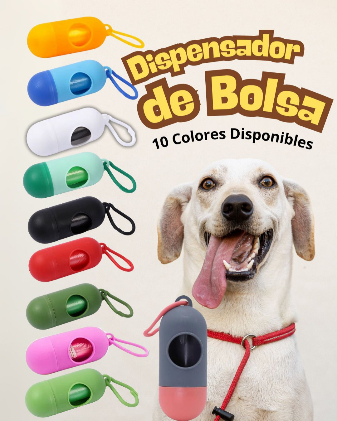 Dispensador de Bolsas para mascotas