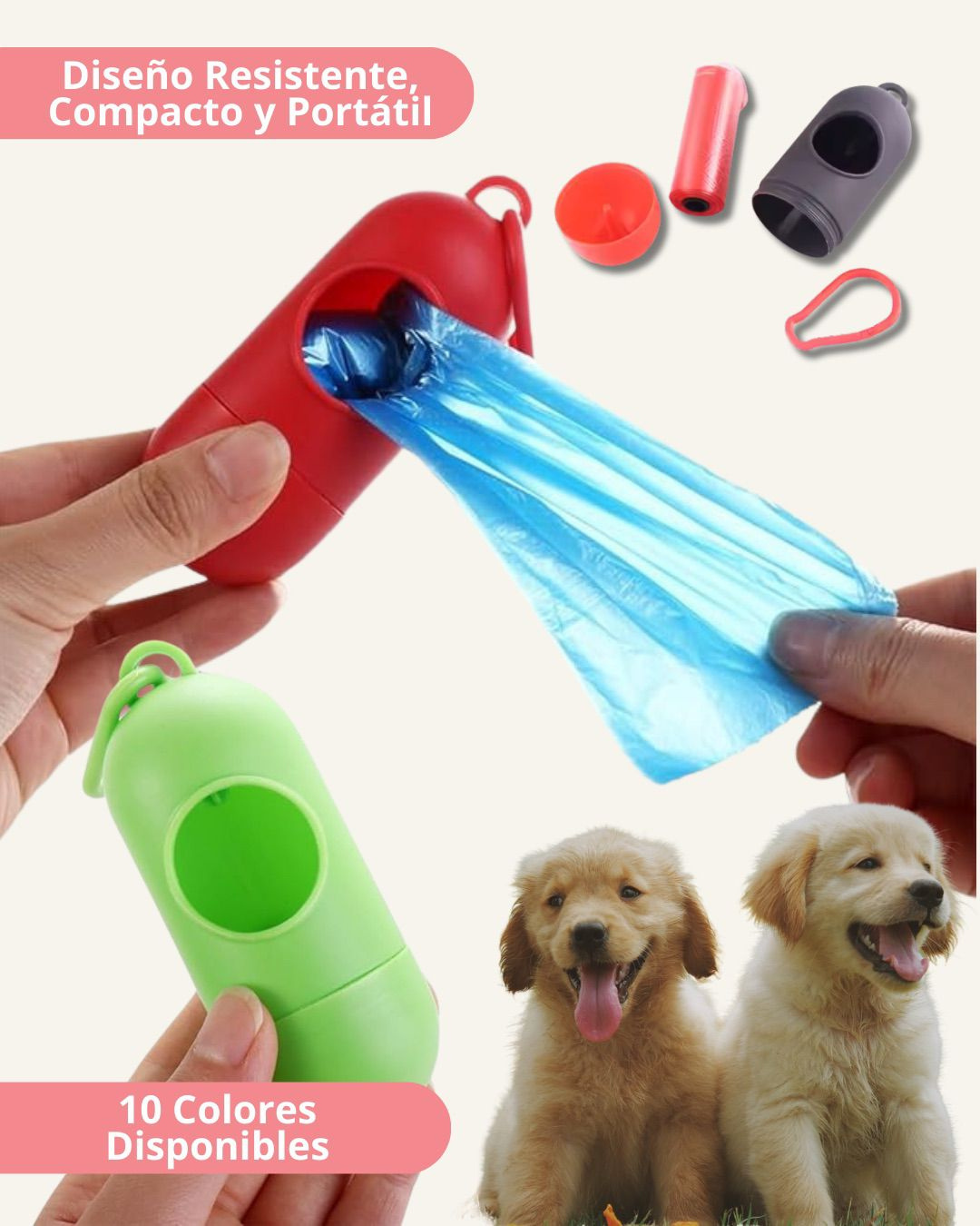 Dispensador de Bolsas para mascotas
