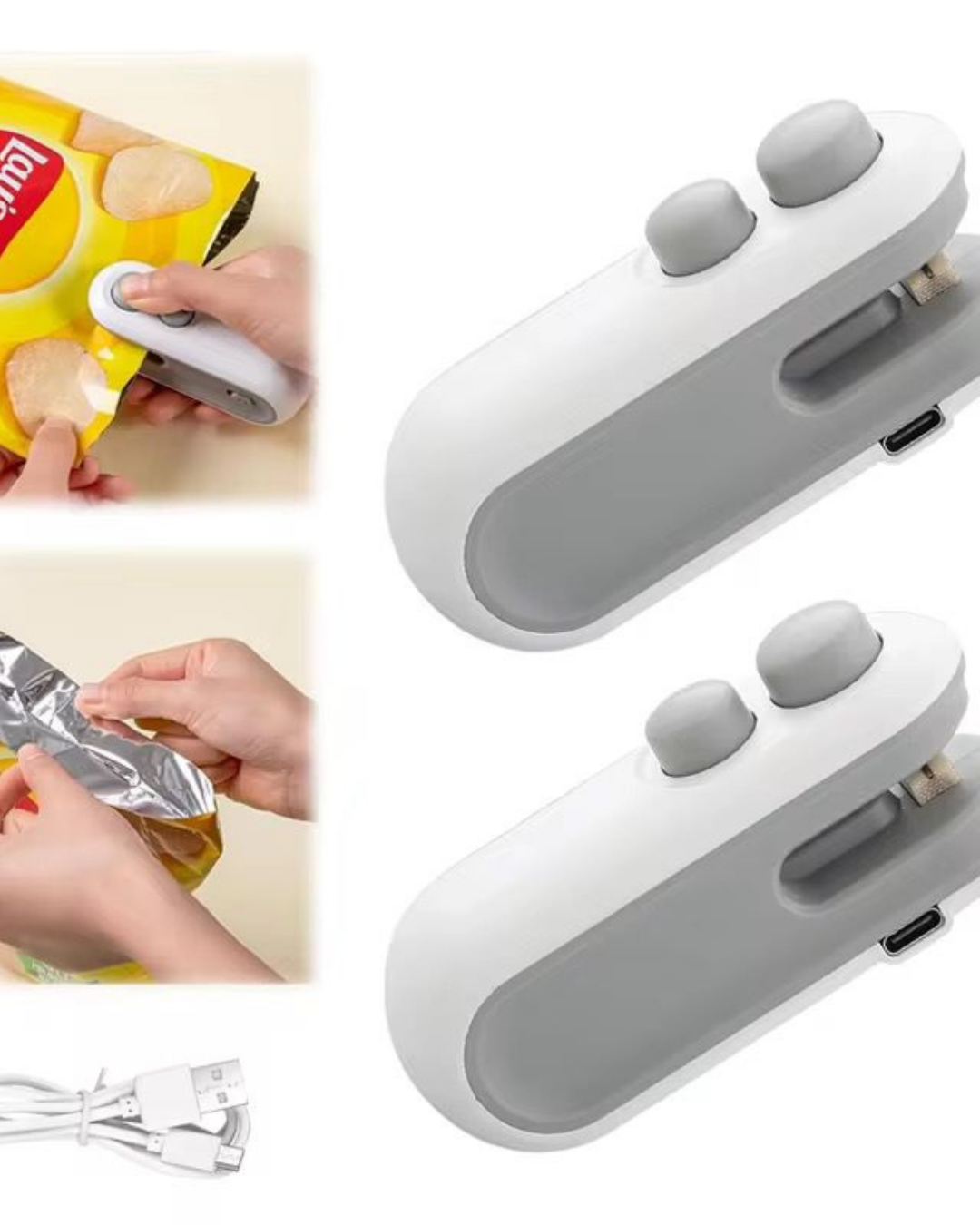 Mini sellador de bolsas