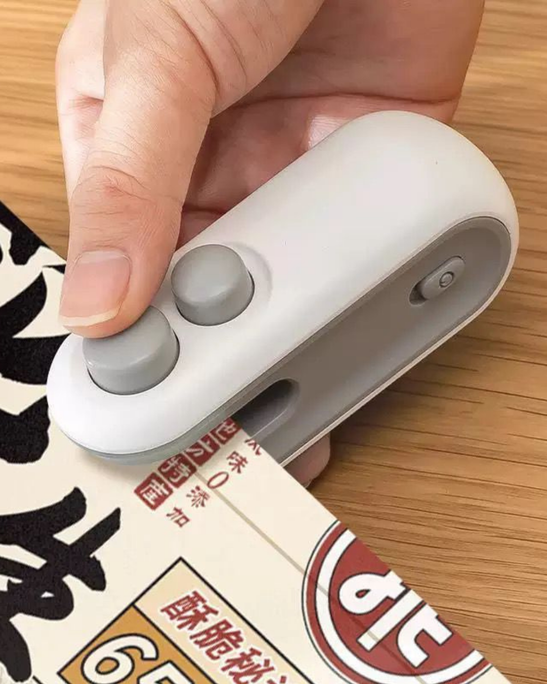 Mini sellador de bolsas