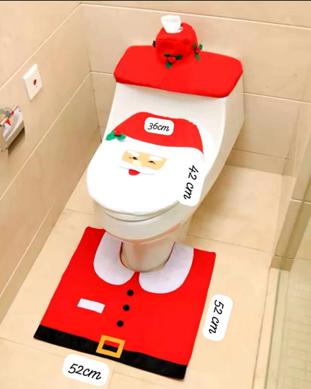 Juego de baño por 3 piezas Navideño&nbsp;