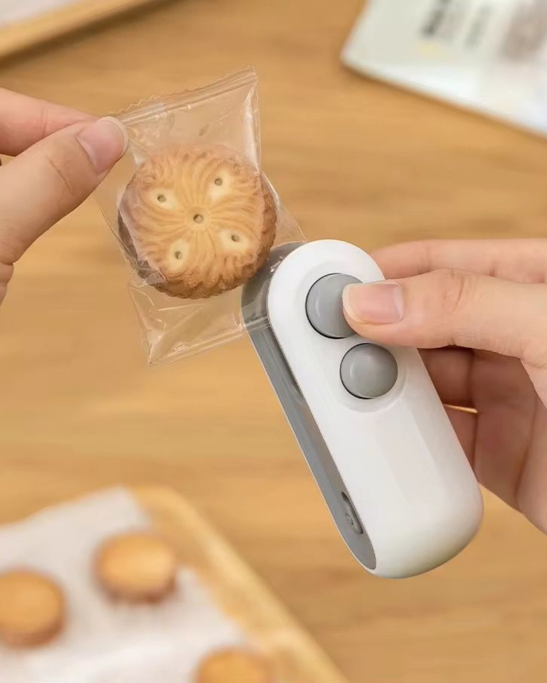 Mini sellador de bolsas