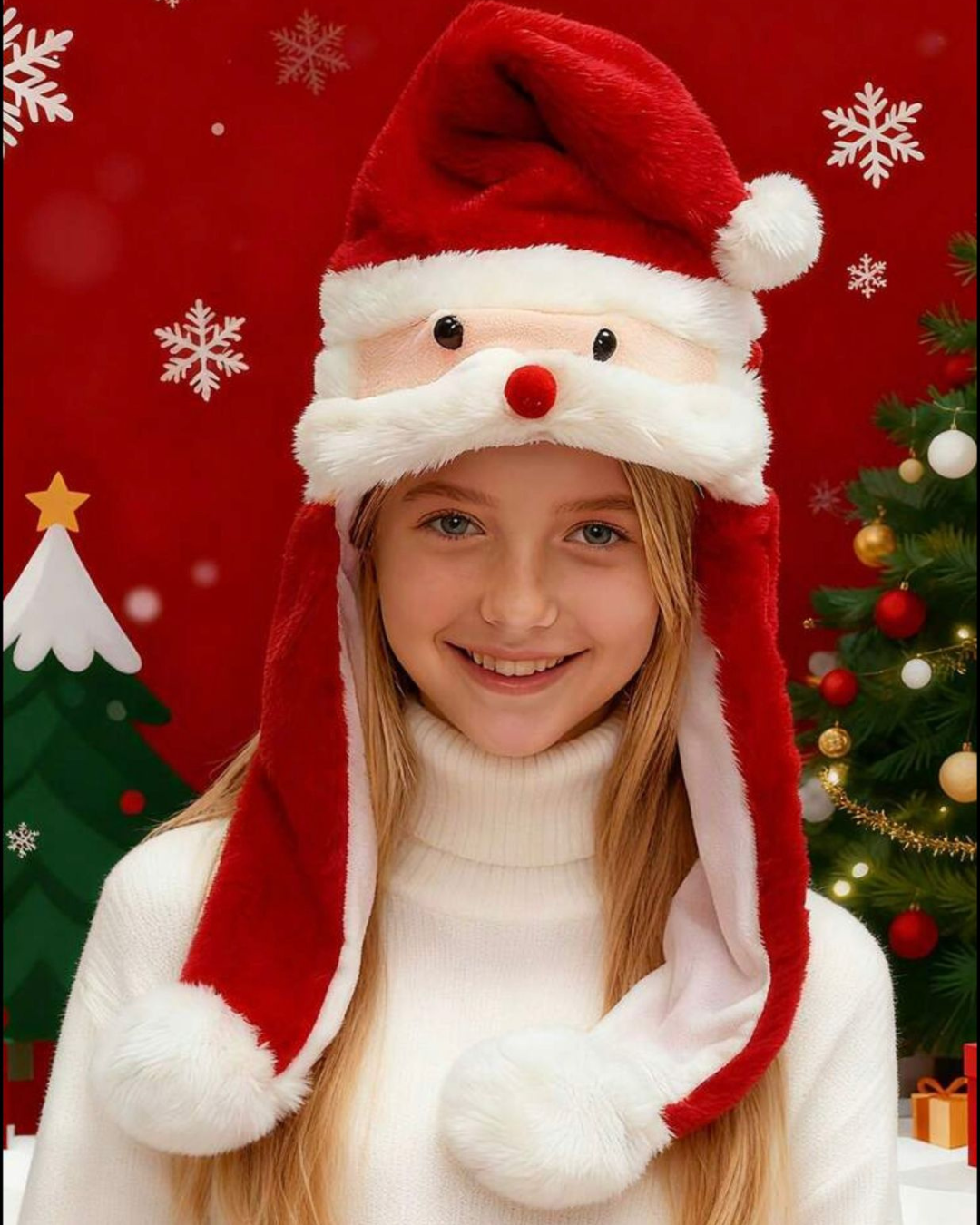 Gorro Navideño con Luces